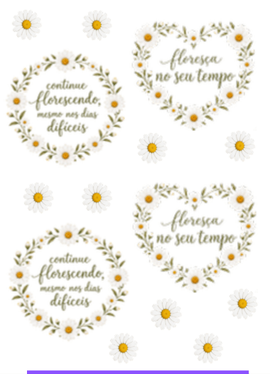 Adesivo frases Cartela 10x13,85cm